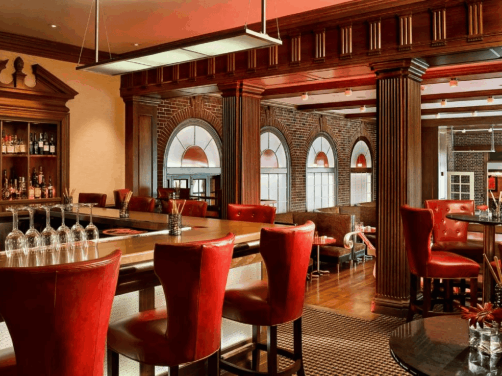 Elegant dining room set for the night of dinner guests